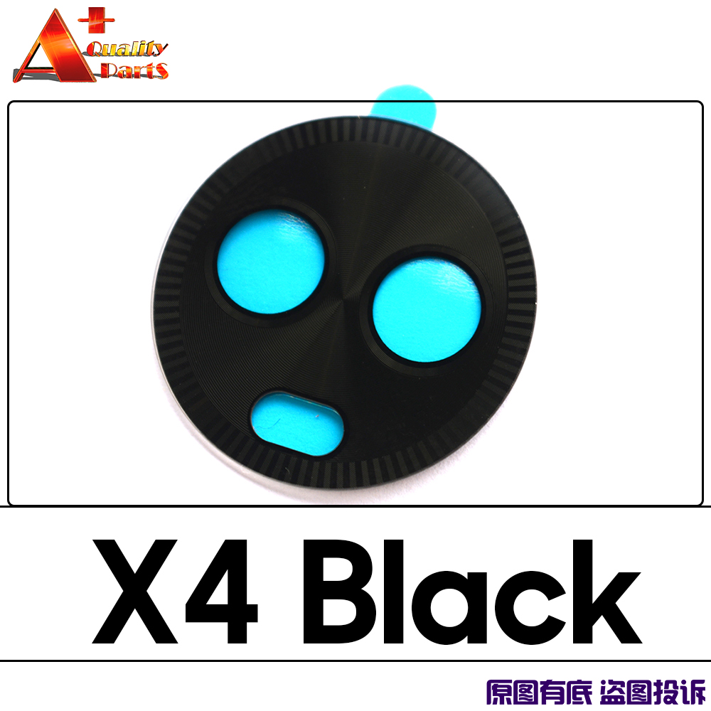 Back Rear Camera Lens Glass Replacement Cover For Moto X4 X3 power X2 X+1 Z3 Z2 Z play Force Droid: X4 Black