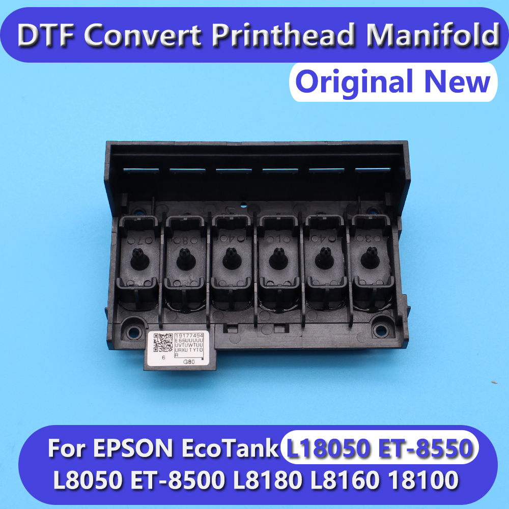 L18050 et8550 l8180 dtf adaptador de cabeçote de impressão coletor dtf kit de conversão de cabeça de impressora para epson xp600 ecotank l8160 l8050