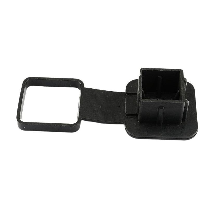 1 Pc Trailer Hitch Tube Cap Durable Black Rubber Cover Cap Insert Tow for Vehicle Trailer Car