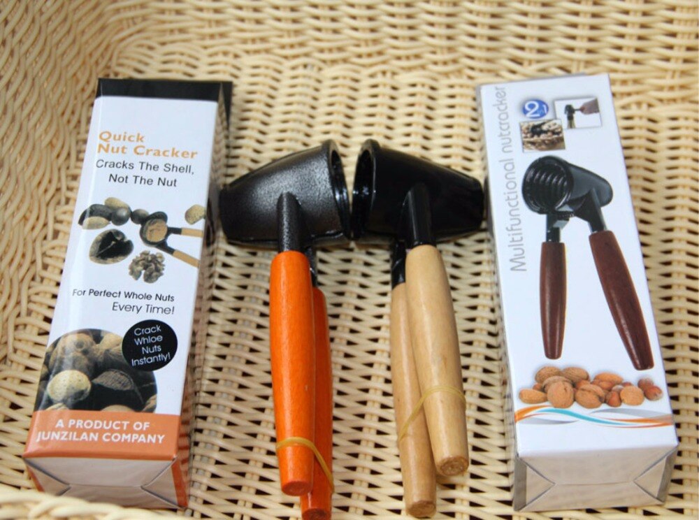 1PC Stainless Steel Quick Funnel Shaped Nut walnuts Cracker Sheller Nut Opener Clip LB 263