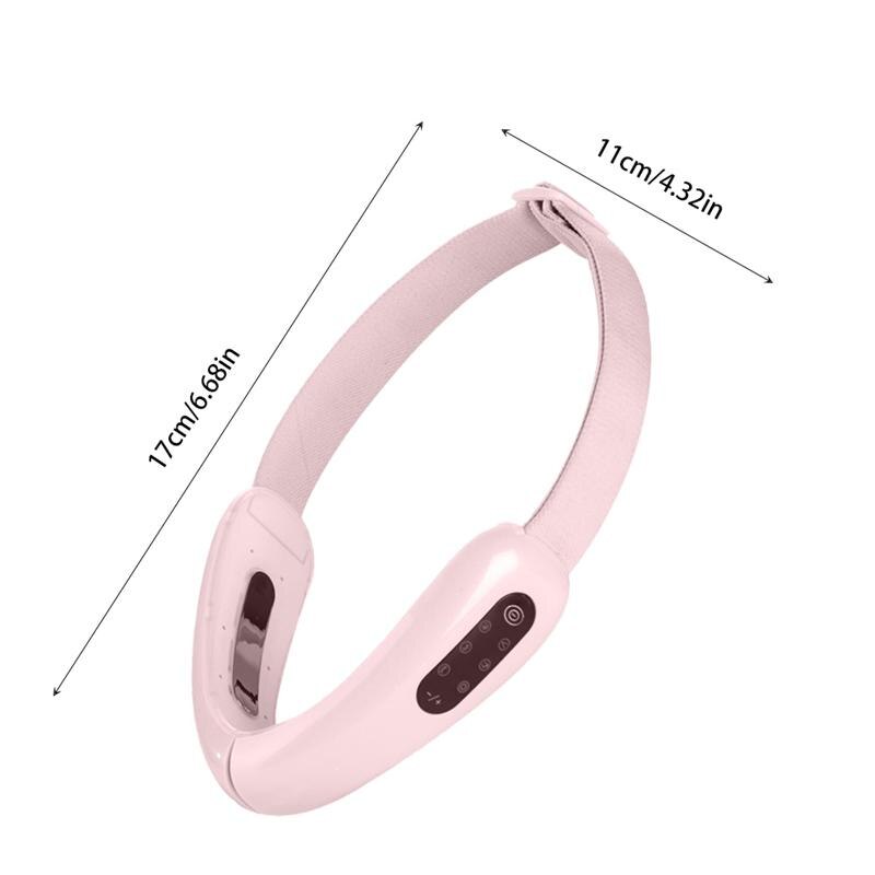 Face Slimming Device V-Line Face Lifting Instrument Double Chin Reducer: Pink
