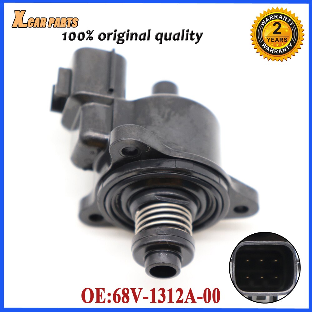 Idle Speed Control Valve HP 115HP F115 LF115 ISC IAC Stepper Motor For Yamaha Outboard Waverunner Sterndrive Marine 68V-1312A-00