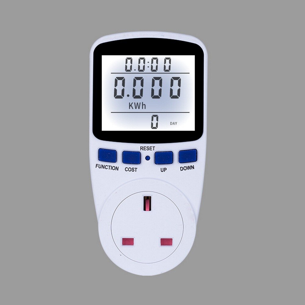 Lcd Energy Meter Digitale Wattmeter Meten Power Meter Outlet Power Meter Record Spanning Outlet Socket Meter Energie Analyzer