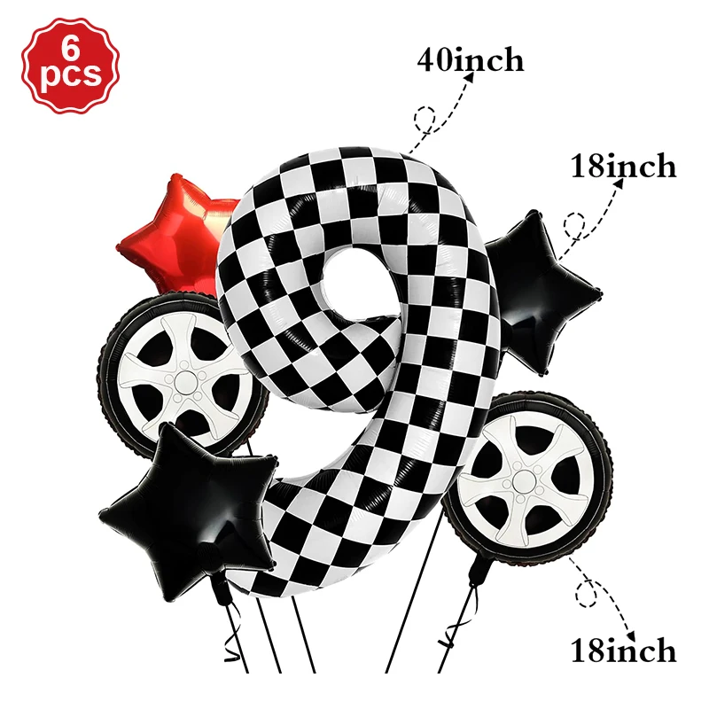 Motocross Party Decoration Foil Motorcycle Balloons Boys Dirt Bike Kids Race Car Motor Birthday Party Favor Baby Shower Supplies: Coffee