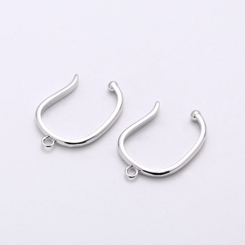Franse Oor Clip Vrouwelijke Oorhaak Oor Bot Clip 14K Gold Ear Clip Artefact Zonder Gat Oor Clip Hoge gevoel Oorbel Converter: Steel color 2pcs