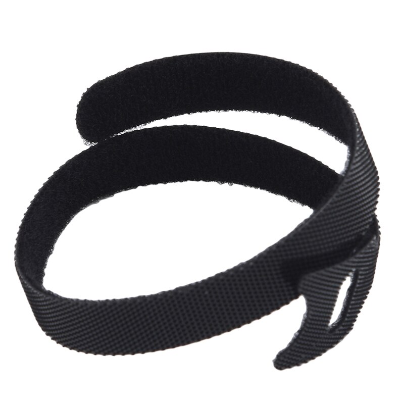 Type Back-To-Back Effen Kleur Nylon Klittenband Kabelbinder Draad En Batterij Staaf Ring Riem Tie haak Ring