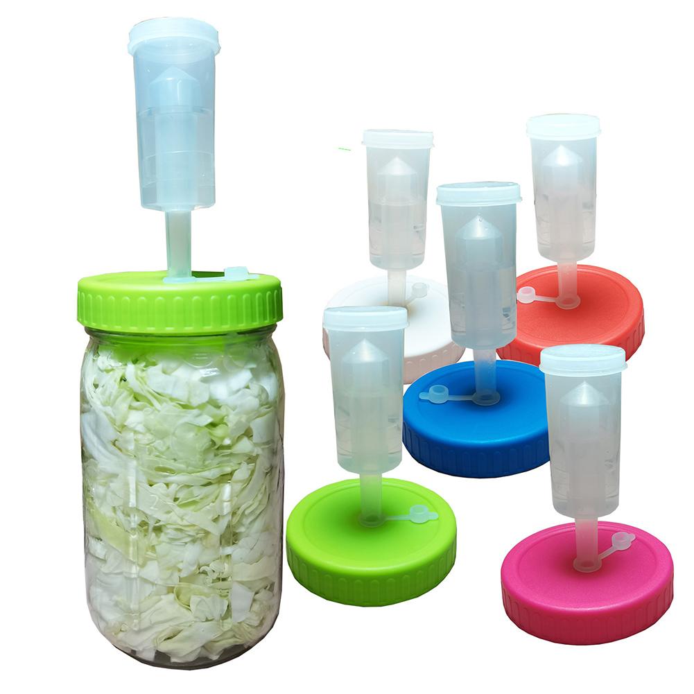 Couvercle de Fermentation pour bocaux Mason large, 86mm, couvercle de Fermentation Premium, Kit de Fermentation pour bocaux larges
