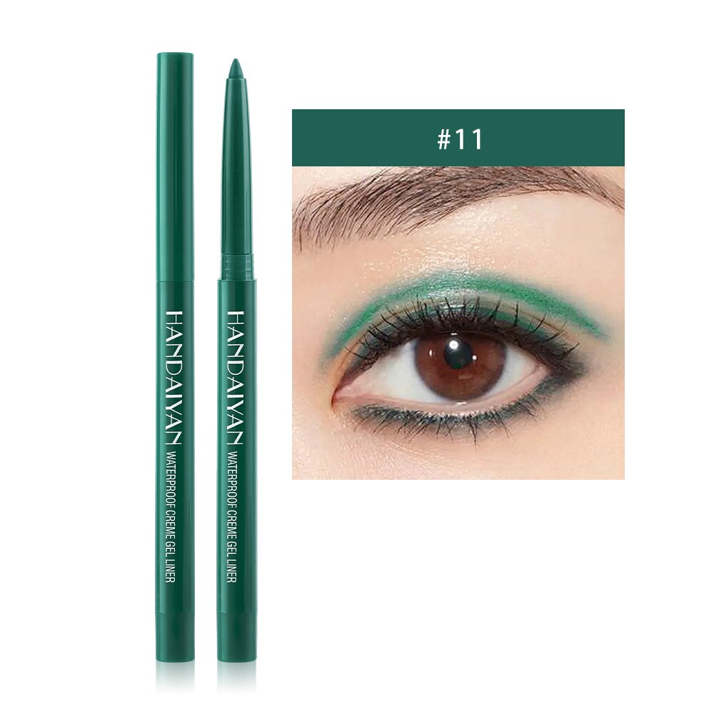 20-farbe Farbige Eyeliner Kuli Wasserdicht Perlglanz matt Lange anhaltende Eyeliner Gel Stift Auge Flüssigkeit Stift Lidschatten kosmetik: 11