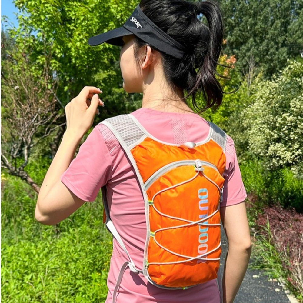 Mochila de nailon Unisex para escalada al aire libre, mochila reflectante de seguridad impermeable para ciclismo, mochila de hidratación transpirable ultraligera