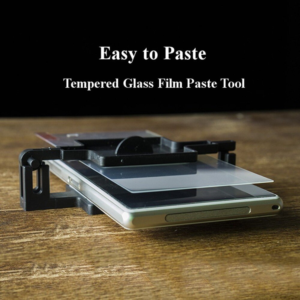 Universal Tempered Screen Protector Film Pasting Tool Installation Helping Device for Smartphone Under 6 Inches