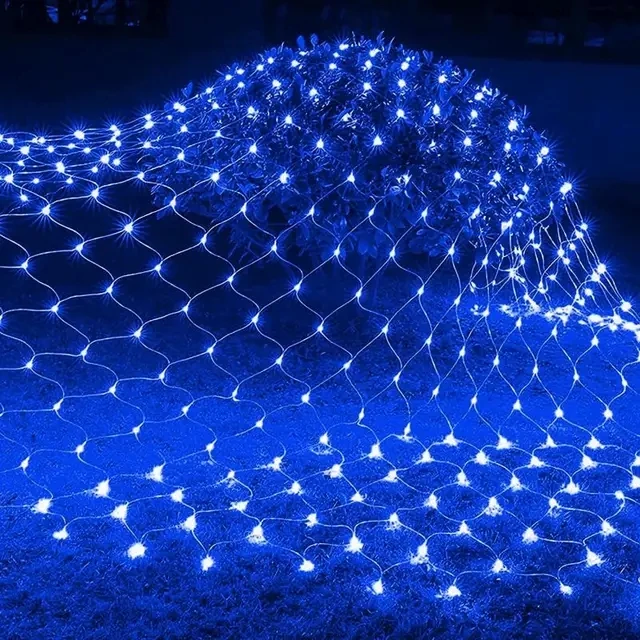 1,5x1,5 M 3x2M 6x4M LED malla de red guirnalda de luces guirnalda ventana cortina Navidad Hada luz boda vacaciones luz