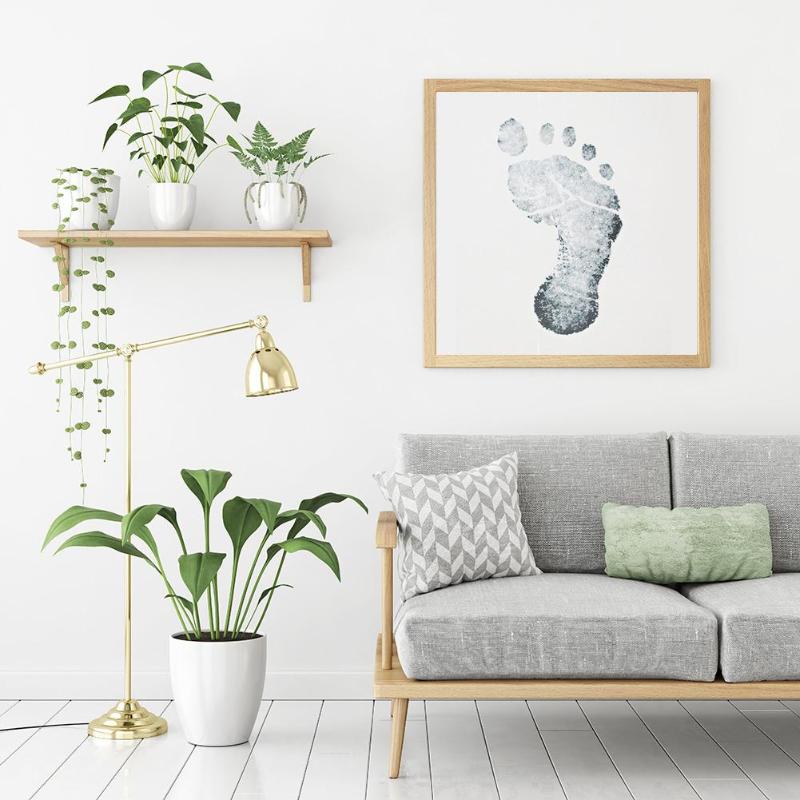 Baby Care Niet Giftig Baby Handafdruk Footprint Opdruk Kit Baby Souvenirs Casting Pasgeboren Voetafdruk Stempelkussen Baby Klei Speelgoed