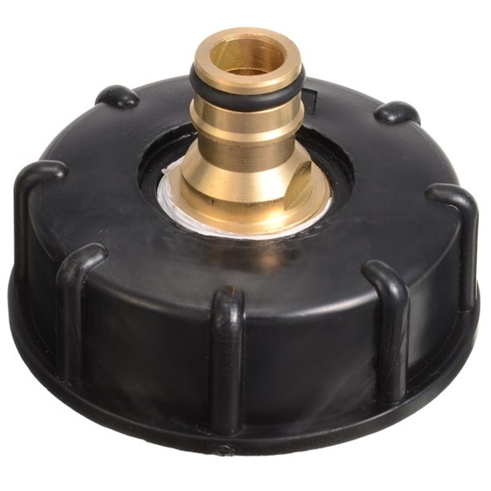 IBC Tank Adapter S60X6 3/4" Garden Hose Faucet Water Tank Hose Connector Tap Replacement Connector Fitting Valve Garden Supplies