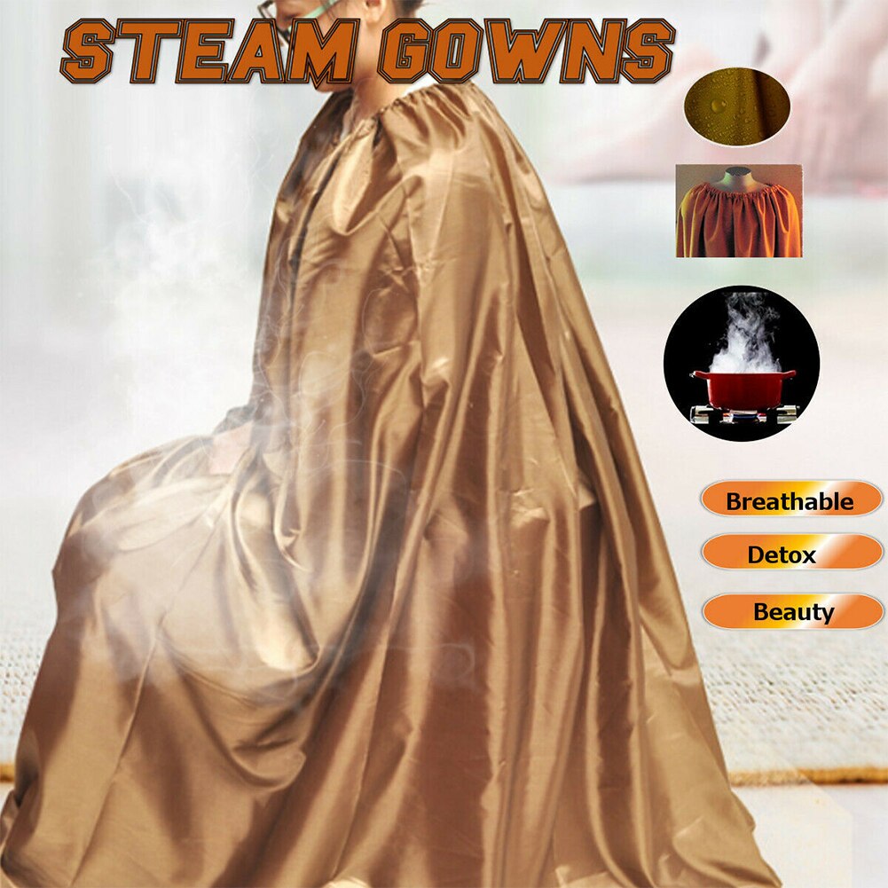 Yoni Steam Gown Bath Robe Cloak Detox Spa Waterproof Fumigation Vaginal Herbs Sweating Tool Home Sauna Full Body