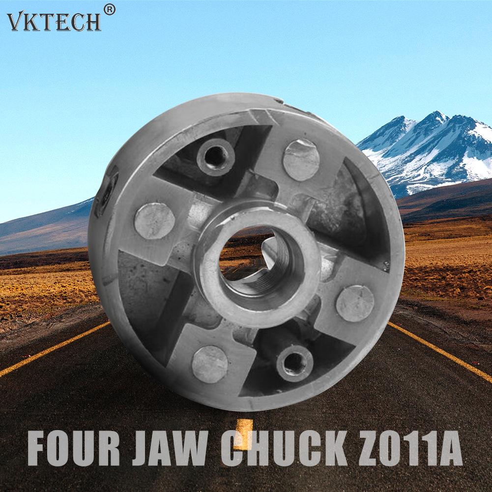 4 Jaw Chuck Z011A Mini Collet Zinc Alloy 4 Jaw Lathe Chuck Clamp Wood Turning Lathe Tool Kit for Woodworking with Hex Wrench