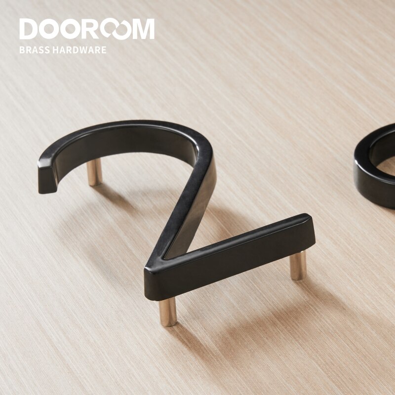 Dooroom – chiffres en alliage de Zinc 0-9 lettres A B C, noms de société, plaque de porte, numéro de maison, numéro de pièce, numéro de sol d'hôtel, panneau de Villa