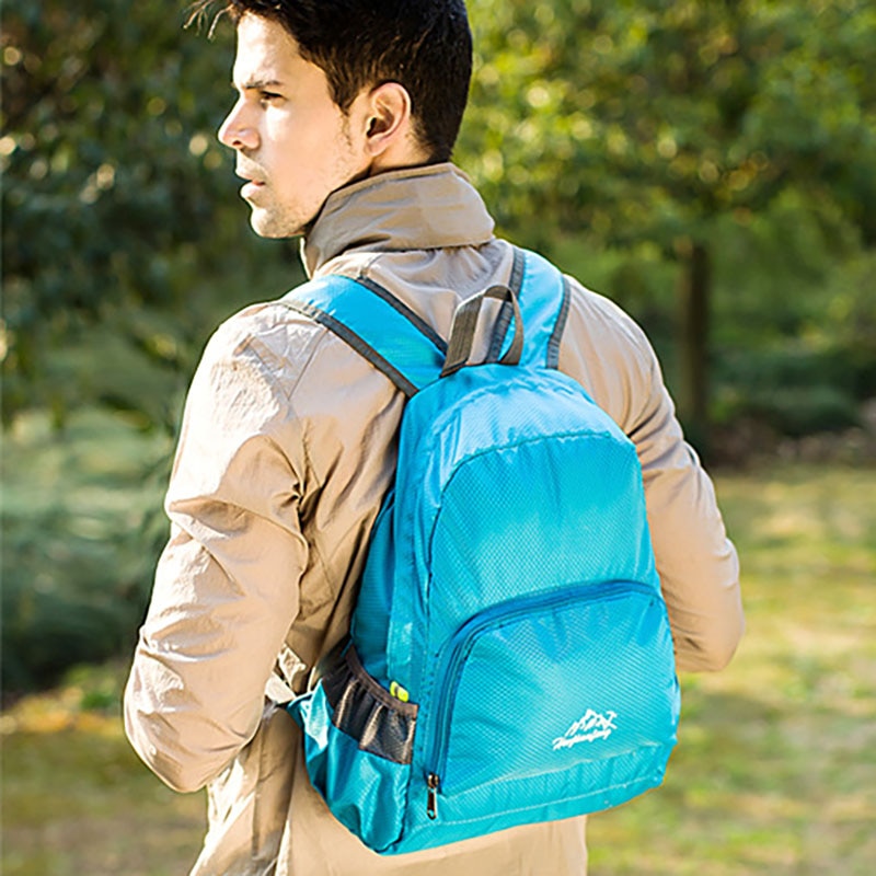 20L Outdoor Foldable Backpack Ultralight Waterproof Folding Lightweight Packable Bag Handy Travel Daypack Nano Bag
