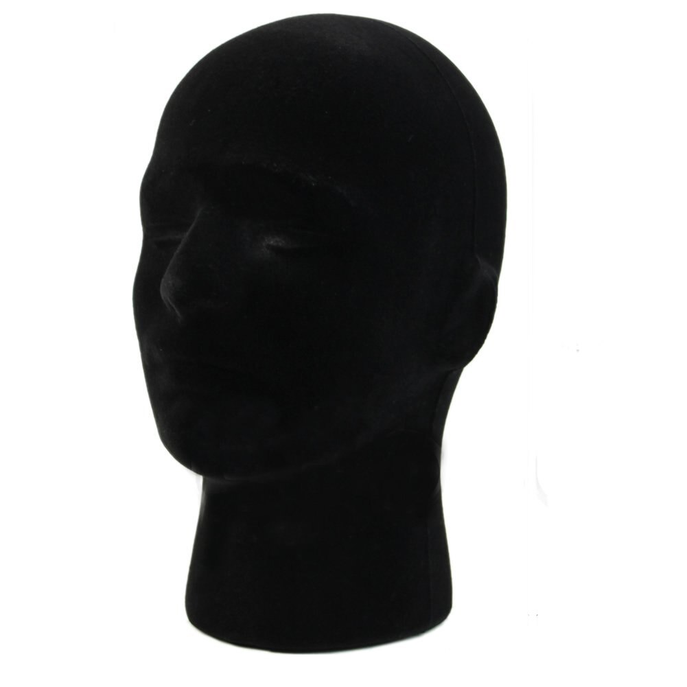 1Pc Man Styrofoam Foam Mannequin Oefenpop Head Model Pruiken Bril Cap Display Stand