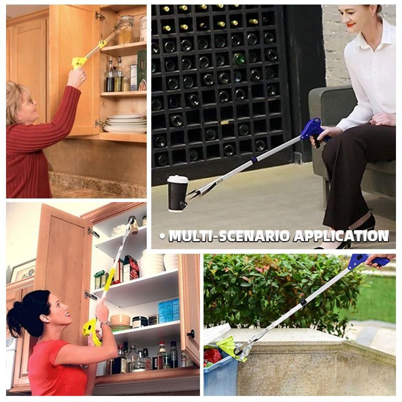 Folding Picker Household Garbage Picker Folding Trash Grabber for Garden Leaves Waste Pick Up