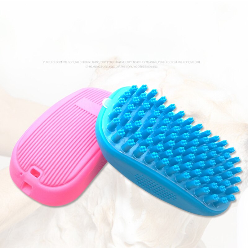 Huisdierkam voor honden, multifunctionele massagebadborstel, huisdierkam voor het verwijderen van haar, vlooienkam voor hond en kat, reinigingsborstel voor huisdieren
