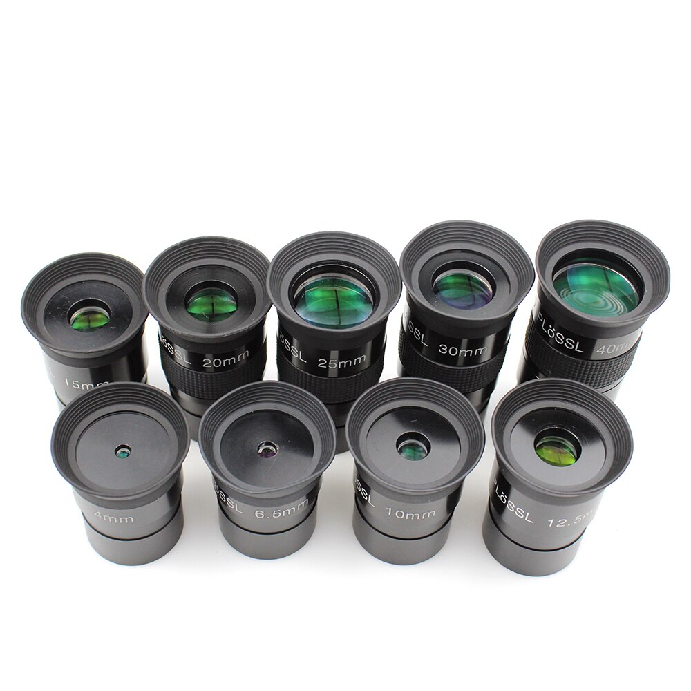 Monoculaire d'équilibrage pour télescope, 1.25 pouces Plossl EySIM that4 mm 6.5mm 10mm 12.5mm 15mm 20mm 25mm 30mm 40mm, revêtement entièrement vert