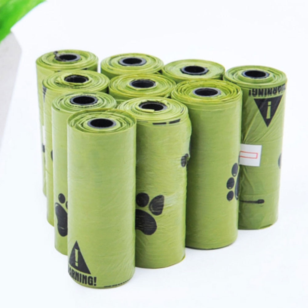3/8 Rolls Dog Poop Bags Biodegradable Compostable Eco Friendly Dog Waste Bag Outdoor Pet Cat Degradation Disposable Garbage Bag