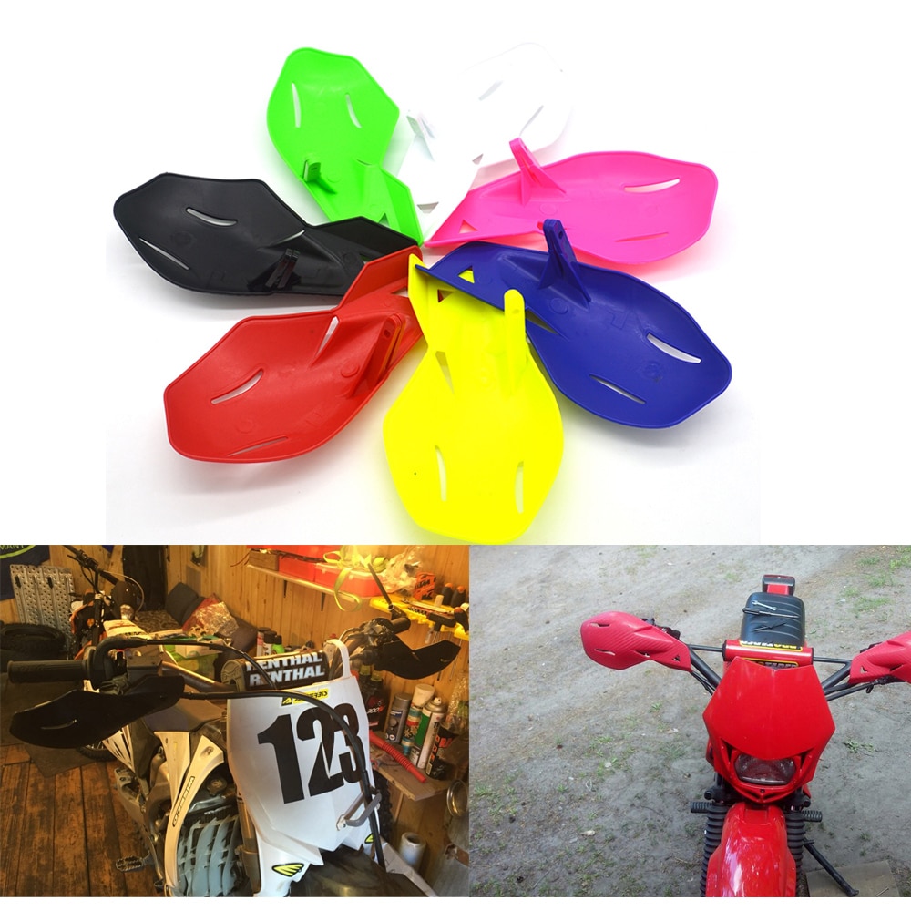7 farver universal motorcykel håndbeskyttere motocross beskyttere håndbeskyttere 7/8 '' 22mm atv snavs cykel håndbeskyttere beskyttende