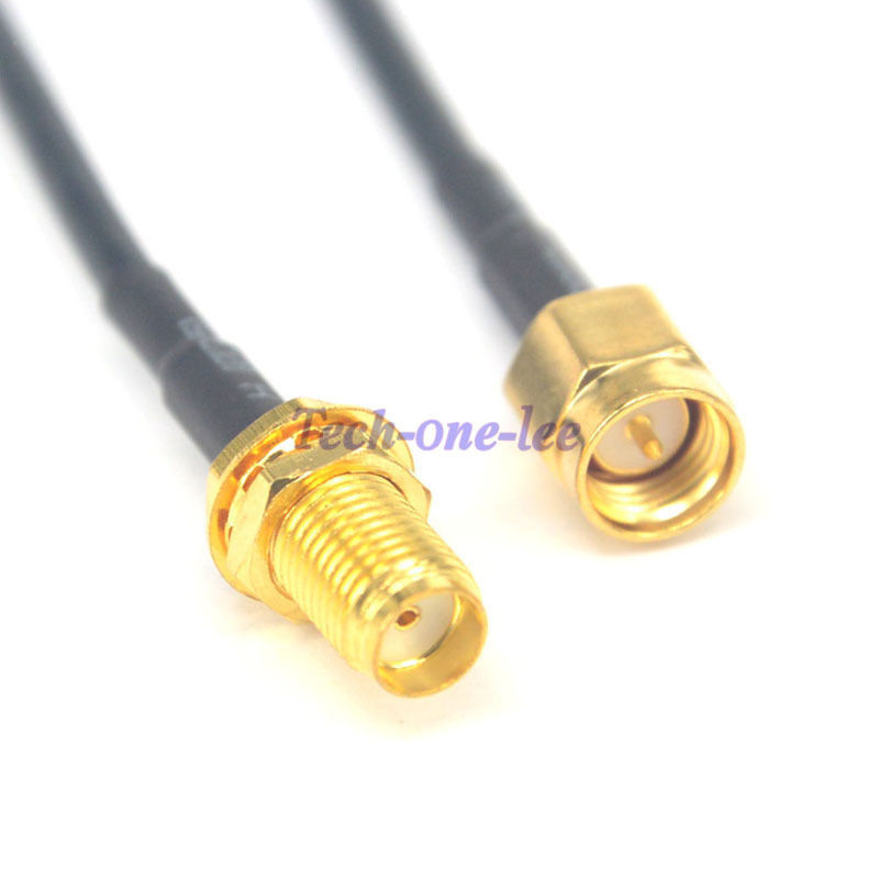 10 pcs 10ft SMA Cable Female to SMA Male Plug Antenna Extension Coax Connector 3M