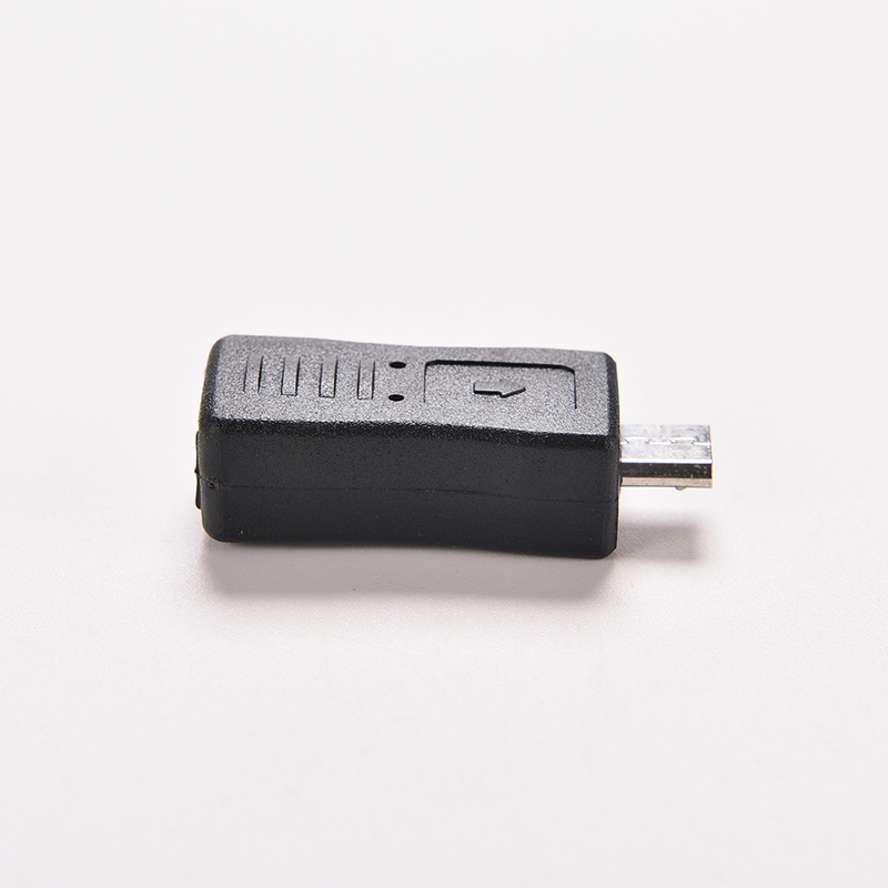 Adaptador Micro USB macho a Mini USB hembra, adaptador convertidor de conector para teléfonos móviles MP3, 1 ud.