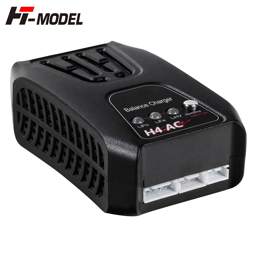 HTRC H4AC 20W 2A Carregador Lipo Mini Carregador de Bateria Portátil para 2-4s Lipo LiFe LiHV RC Bateria Balanceador Carga de Vida