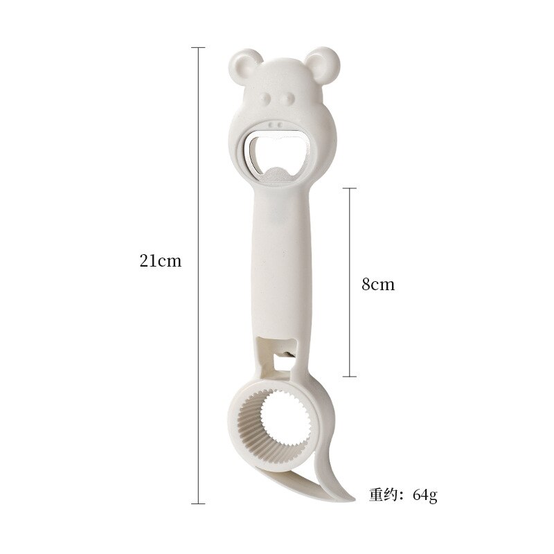 Multifunctional 4 In 1 Beer Bottle Opener Manual Bottle Corkscrew Home Cap Screwing Device Can Openers Kitchen Bar Tools Acces: A