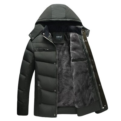 Dad winter jacket middle-aged and elderly men's winter jacket middle-aged men's warm cotton jacket grandfather Down jacket
