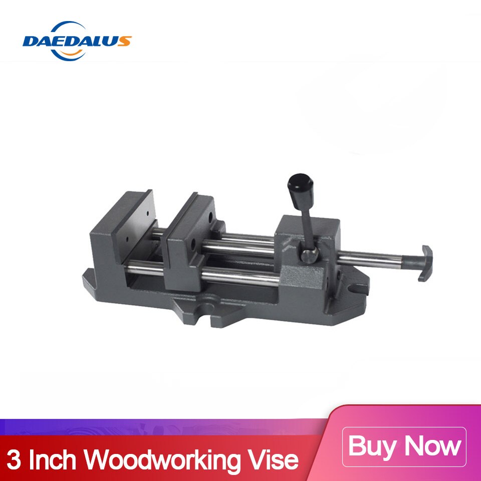 Mini Vice Work 3 inch bench Vise drill press Double Guide Bench Vice Clamp Aluminium Alloy Tool for electric machine