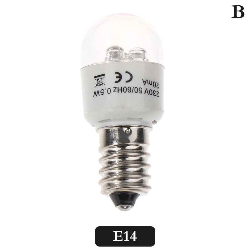 Bombilla LED de costura casera BA15D/E14, luz iluminada de 0,5 W CA 190-250W, lámpara de repuesto para máquina de coser casera, bombilla LED de costura: changeable