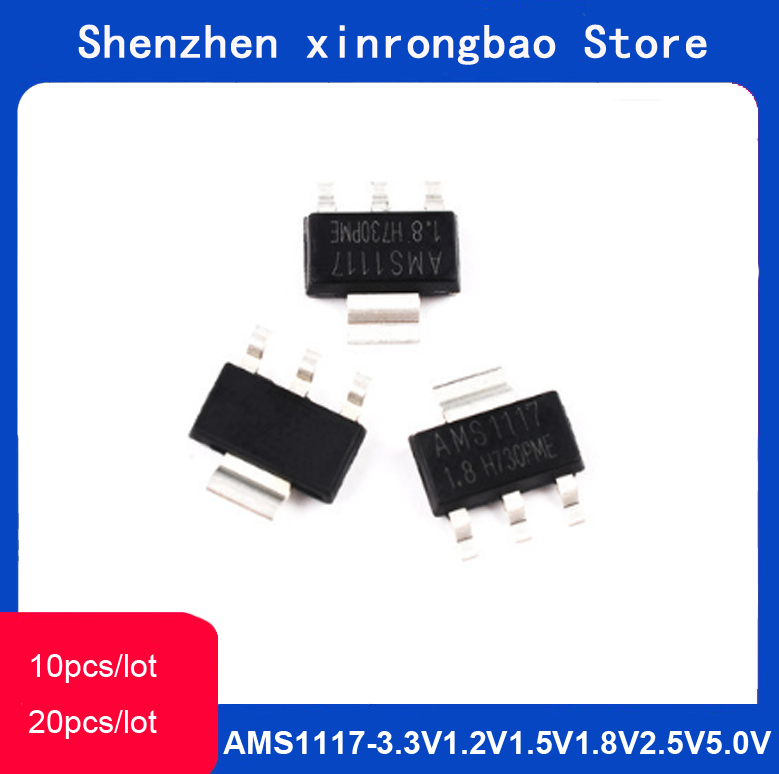 Chanzon 50 Stück AMS1117-2.5 Spannungsregler – SOT-223, LDO 2,5 V, Für DIY-Elektronik Chanzon Regler