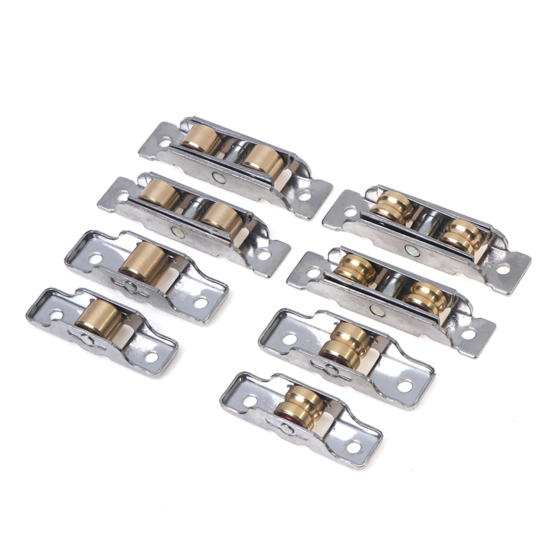 1pz ruote per porte scorrevoli rulli per porte scorrevoli in acciaio inossidabile muto pesante rulli per cuscinetti per porte scorrevoli hardware per mobili