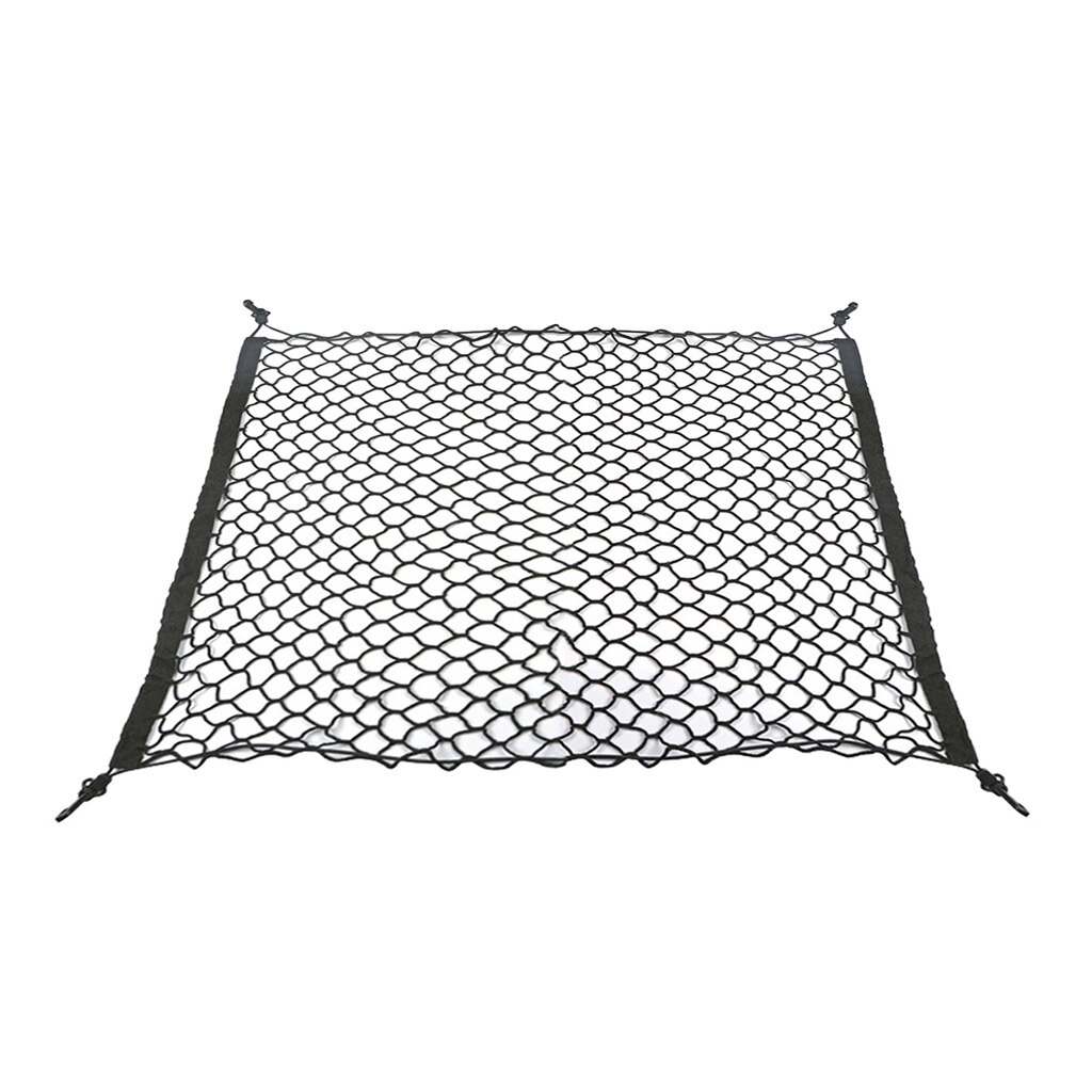 Rear Cargo Trunk Storage Organizer Net For Car Accessories Mounts