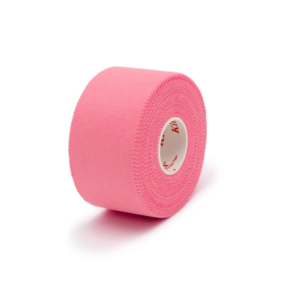 Kindmax Alle Baumwolle Sport Band Kinesiologie Taping UNS Stil Farbige Gezackten Starre Athletisch Band Strain Injury Unterstützung Rolle: Pink / 3.8CMx13.7M