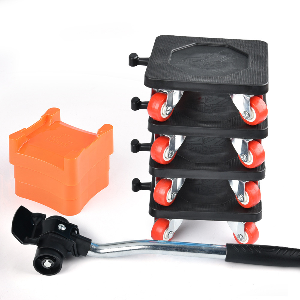 Ensemble d'Outils de Déménagement de Meubles RapDuty, Levage de Transport de Meubles, T-shirts de Travail, Rouleau, Roue, Bar, Objets, Outils à Main Mobiles, 400kg: Érable