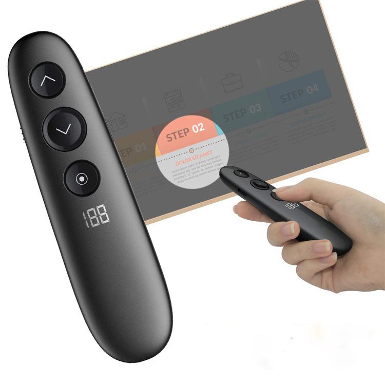 Puntero Digital para presentación de Powerpoint, puntero inalámbrico LED, LCD, Mac, ratón de aire, recargable por USB