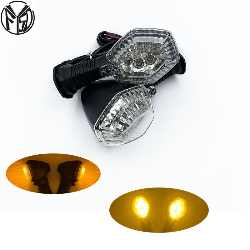 Voorste Richtingaanwijzer Indicator Lamp Voor Suzuki Dl 1000 /650 V-Strom DL650 DL1000 Vstrom 2004 Links Rechts Lichten: Clear LED 1