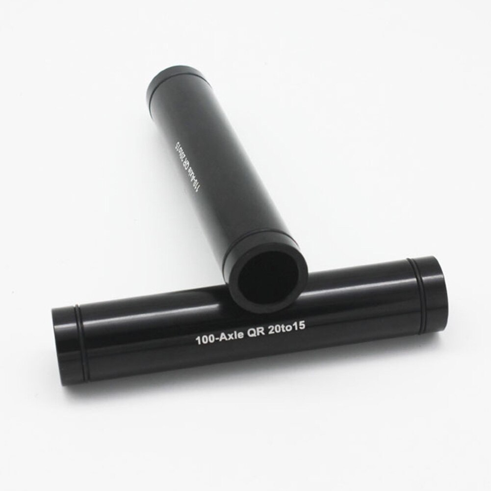 1 eje de barril para bicicleta de montaña, 20mm a 15mm, adaptador de eje pasante para horquilla de 100mm/110mm, Aleación inoxidable pieza de bicicleta de montaña