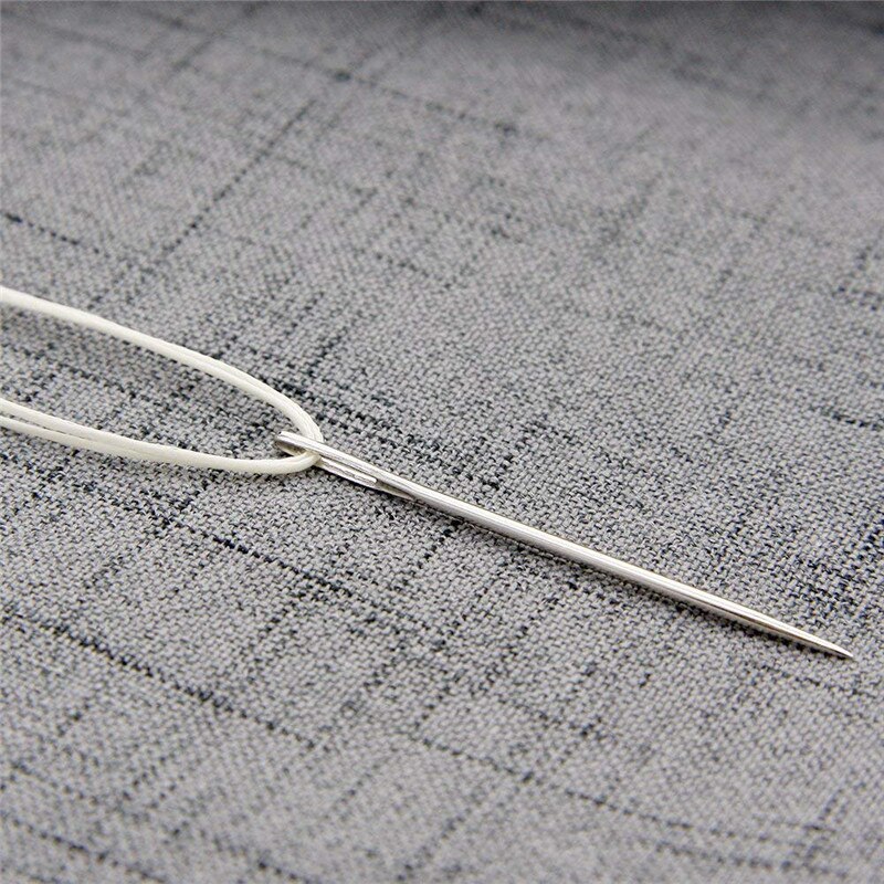10pcs/set Useful 3 sizes Large-eye Stainless Steel Blunt Needles Yarn Knitting Cross Stitch Needles Sewing Tools