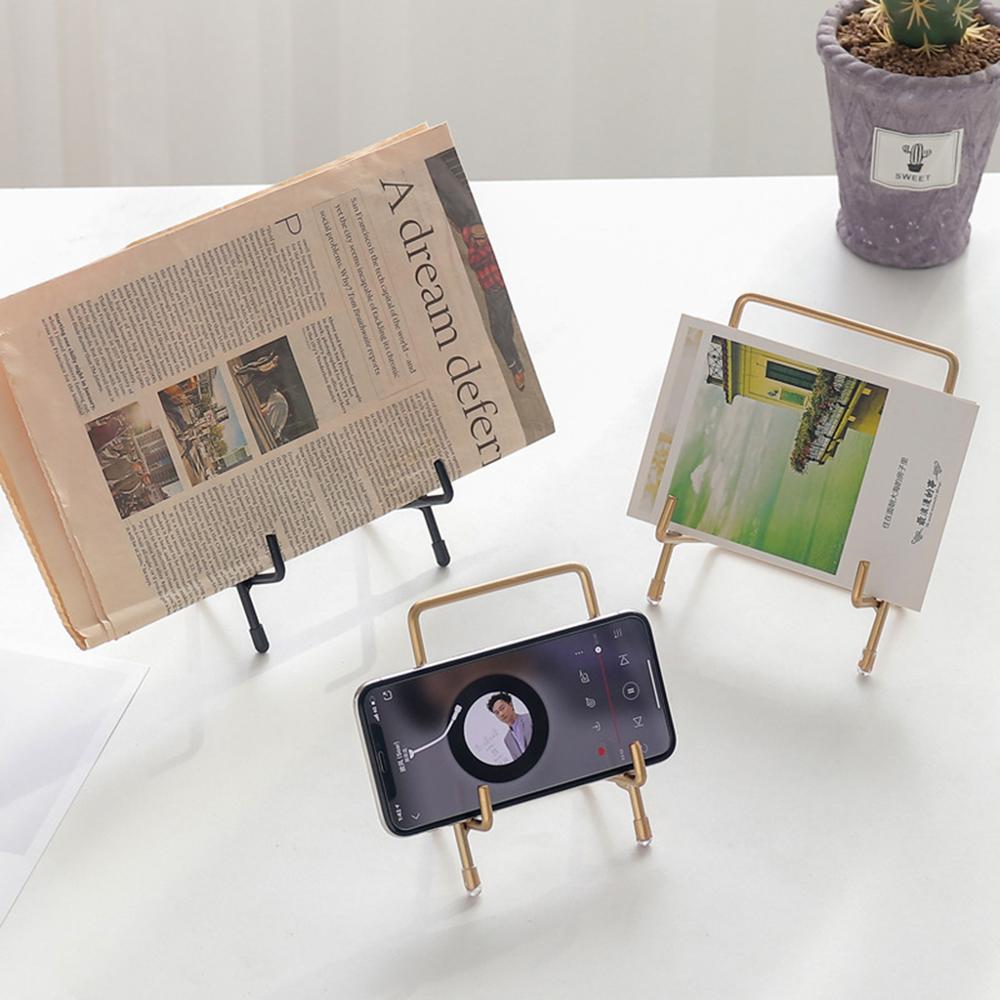 Zware Ijzeren Display Schildersezel Holder Draad Display Stand Kom Plaat Fotolijst Boek Kunstwerk Beugel Metalen Display Rack