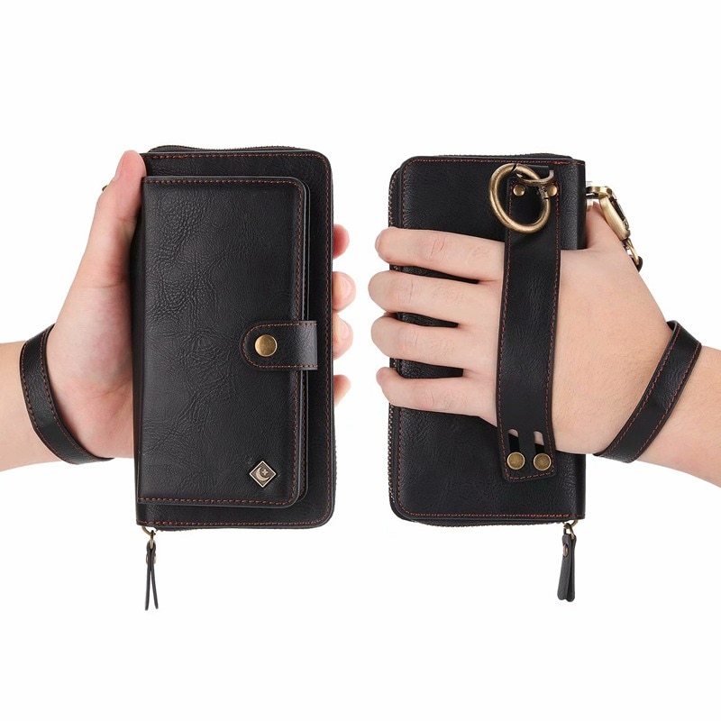 Purse Polsbandje Telefoon Case Voor coque huawei p30 pro lite nova4e Funda Etui Luxe Lederen Beschermende Portemonnee Telefoon Shell Cover tas