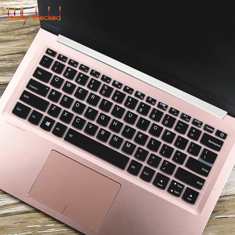 Til lenovo ideapad  c340 14 tommer  c340-14 api  c340-14 iwl  c340 c 340 14 api 14 iwl tastaturbeskytter cover skin: Sort