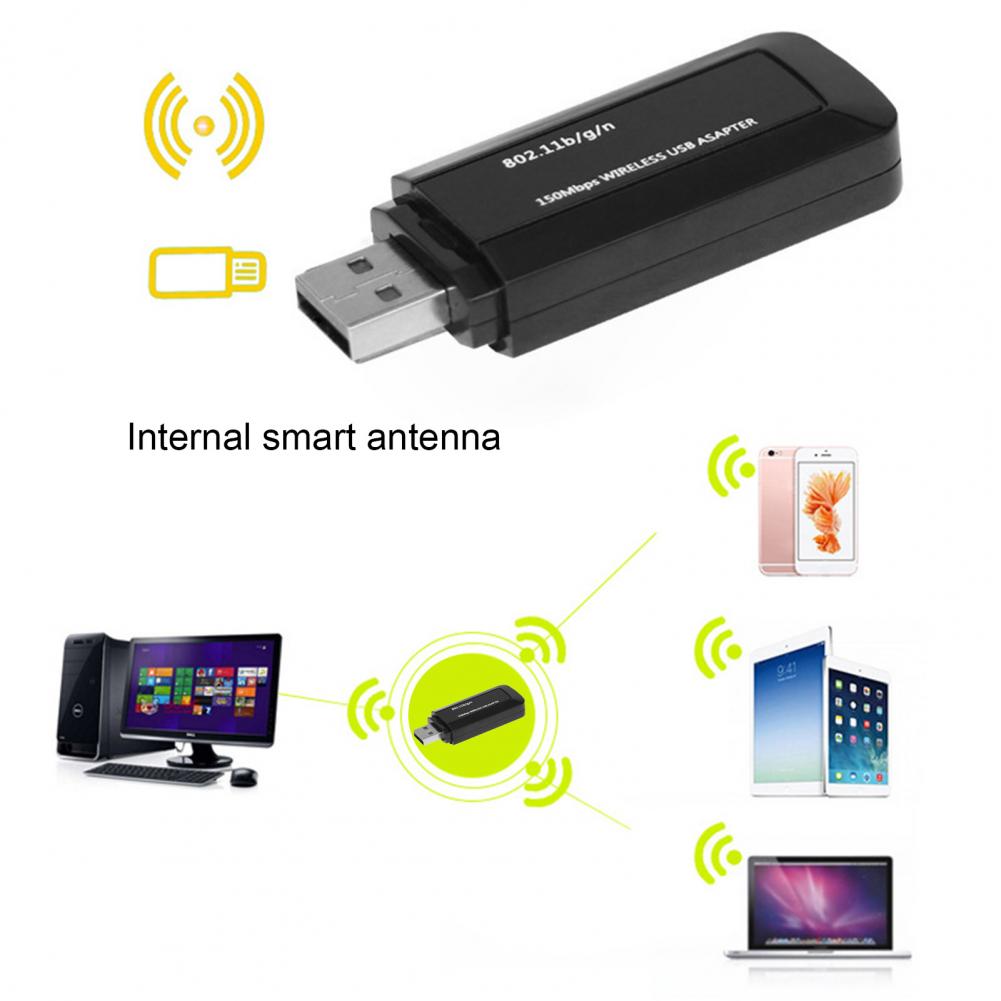 RaLink RT3070 150Mbps 802.11n Mini Wireless Na-no USB WiFi Adapter Wi Fi Dongle for Windows CE5.0/CE6.0/7/8/10
