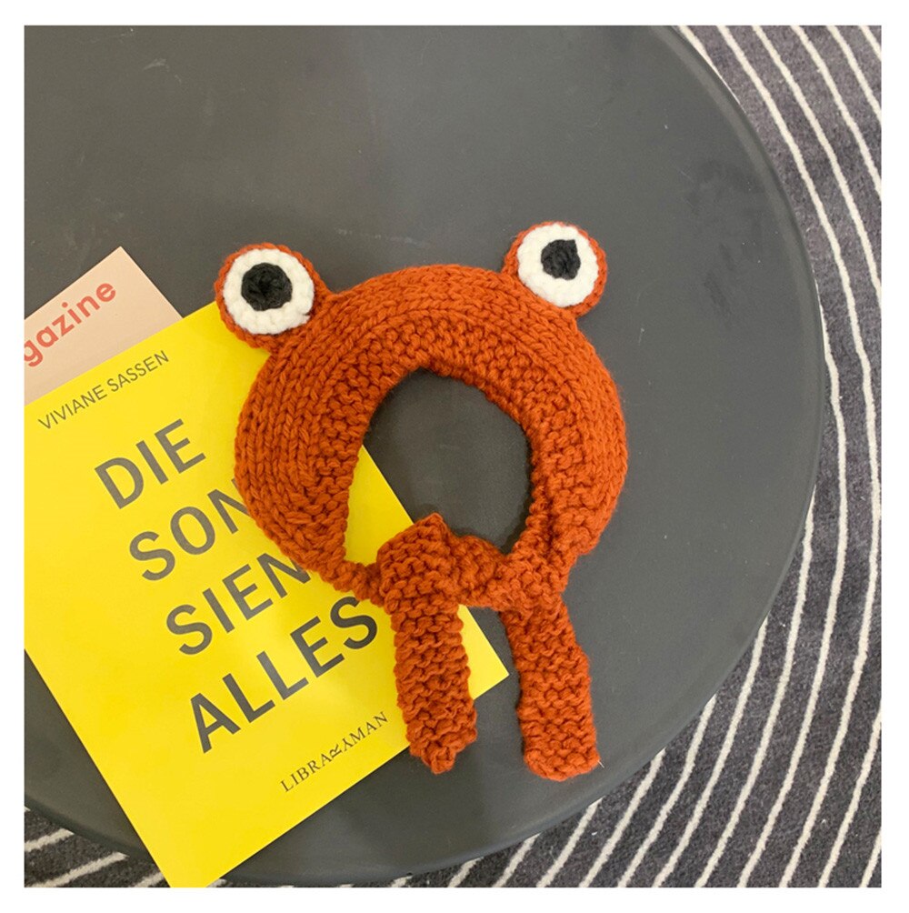 22 farben Frosch Hütte Mützen Gestrickte Winter Hütte Solide Hüfte-hüpfen Skullies Hütte Kappe Zubehör Warme Winter SchöNe weihnachten M026: M013-4