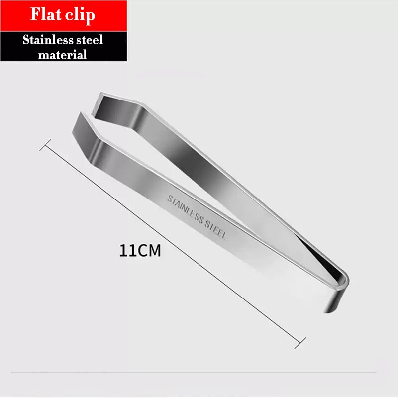 Stainless steel pig hair clip kitchen household salmon bone clip chicken duck feather plucking fish bone pliers tweezers: Yellow