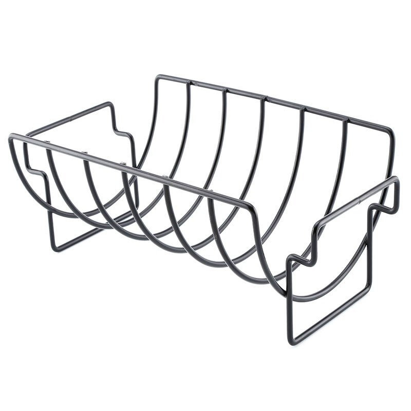 Non-stick Rib Plank Stand Barbecue Rib En Gebraden Rack Rvs Grillen Bbq Kip Rundvlees Ribben Rack Grillen mand: A